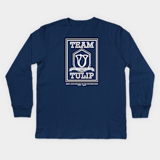 TEAM TULIP (with 500th anniversary tag) Kids Long Sleeve T-Shirt